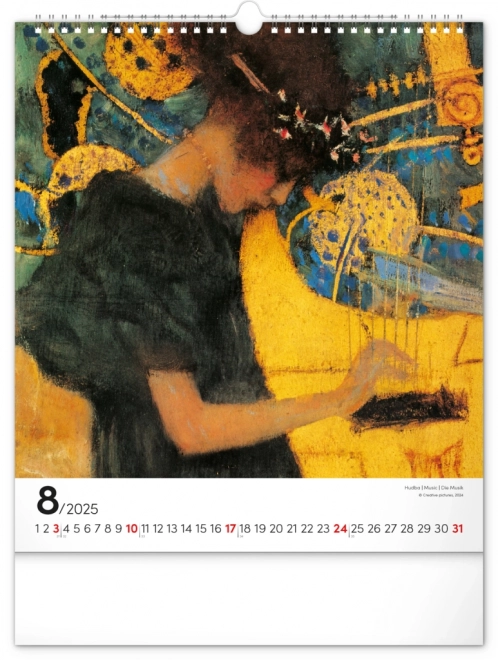 Wandkalender Gustav Klimt 2025