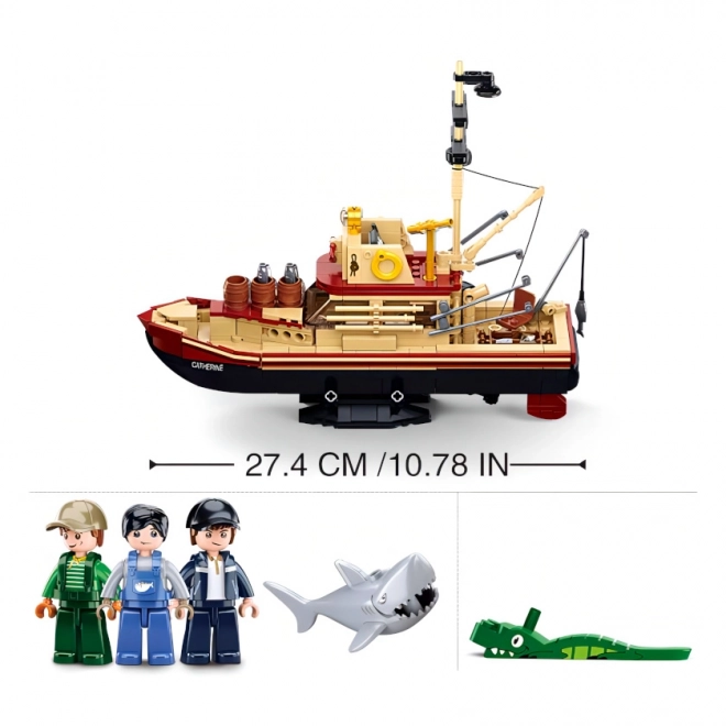 Sluban Modellbricks Fischerboot Catherine