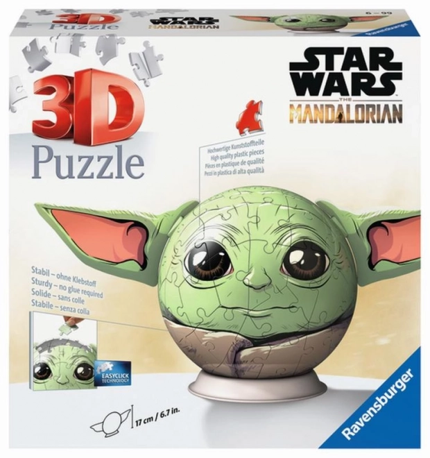 3D-Puzzle-Ball Baby Yoda Star Wars