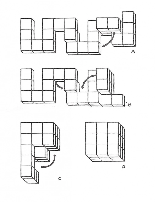 Holz-Puzzle-Kugel