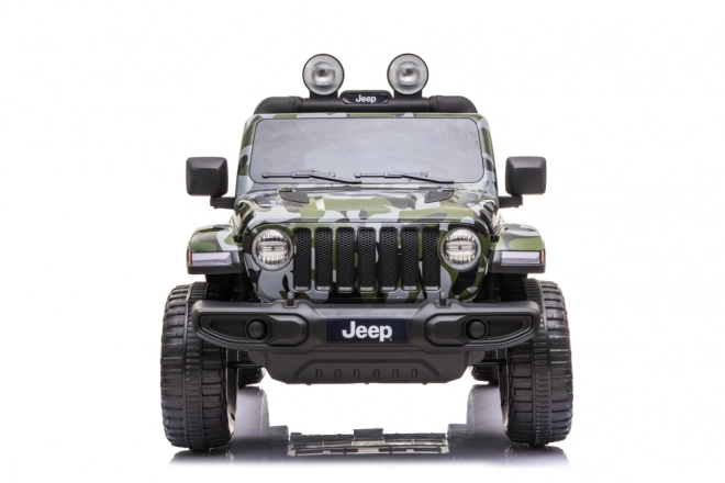 Jeep Wrangler Rubicon Kinder Elektroauto Kamuflage