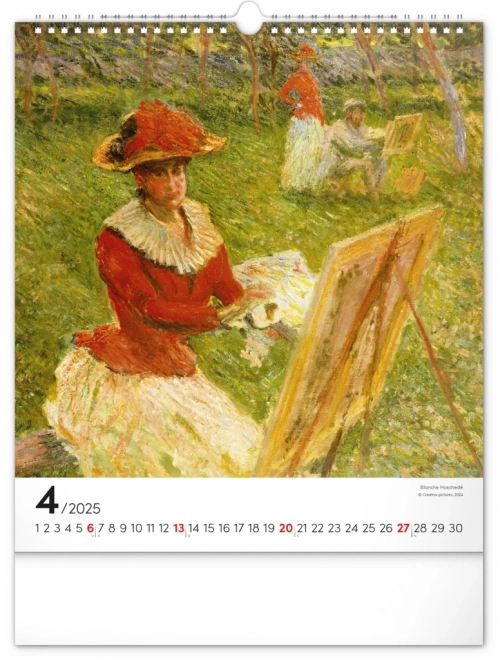 Nástěnný Kalender Claude Monet 2025