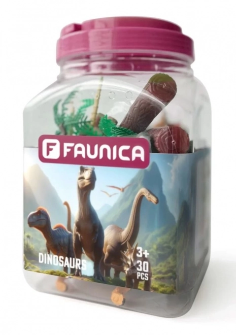 Dinosaurier Figuren-Set mit Zubehör