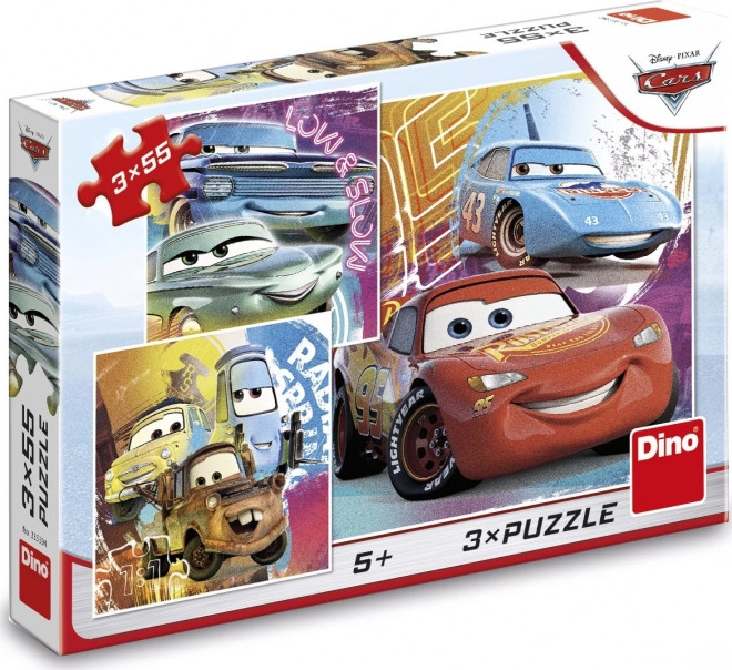 Puzzle mit Cars-Freunden 3x55 Teile