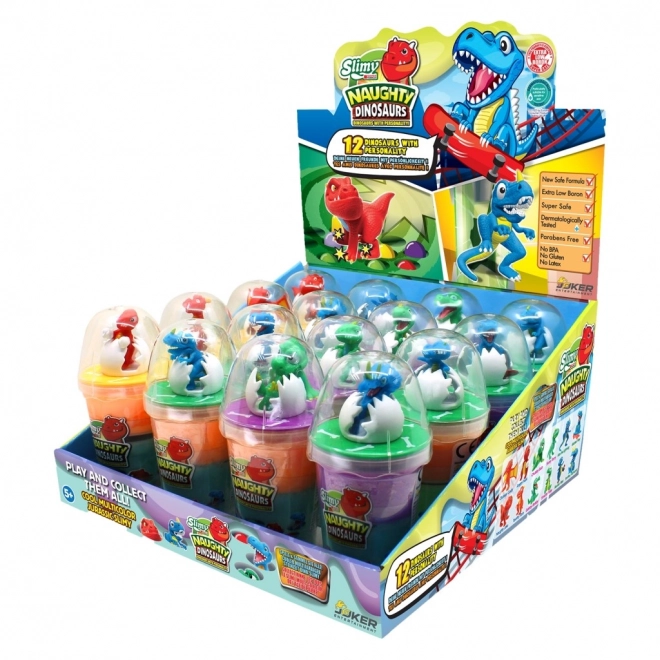 Slimy mit Dinosaurier