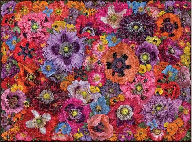 Bienen zwischen Mohnblumen Puzzle 1000 Teile