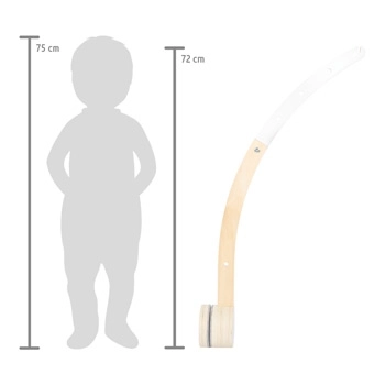 Mobilhalterung Meer aus Holz für das Babybett