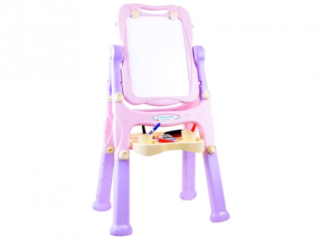 Große magnetische Tafel für Kinderzimmer – rosa