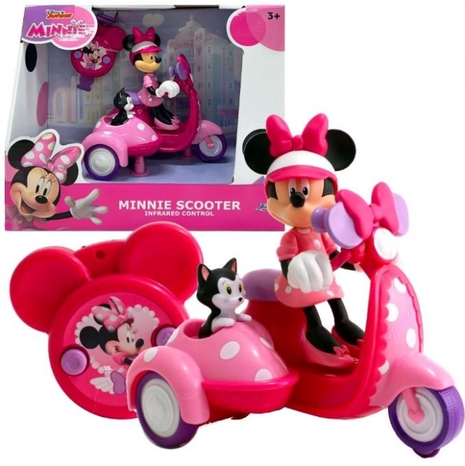 Minnie Scooter mit Seitenwagen und Figur