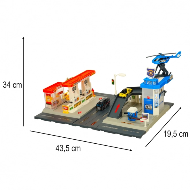 Tankstelle Parkhaus Set 54 Stück