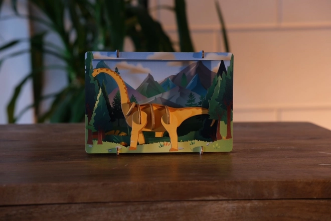 EscapeWelt 3D Holzpuzzle Brontosaurus