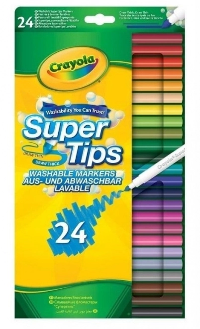 Abwaschbare Filzstifte 24er-Set