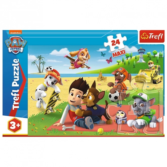 Maxi Puzzle 24 Teile - Spielspaß mit PAW Patrol