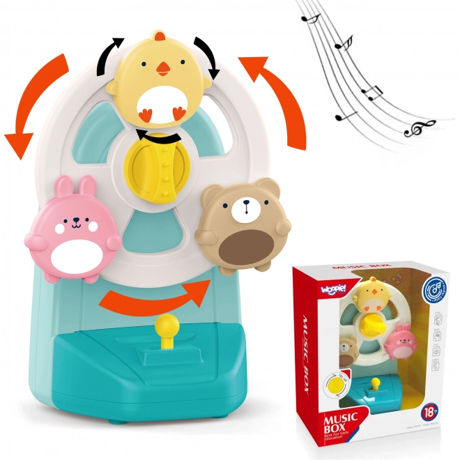 Musikalisches Mobile mit Tieren für Babys
