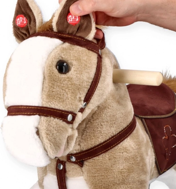 Schaukelpferd Mustang mit Rollen