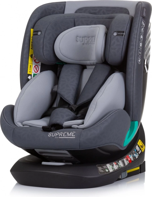 Chipolino Kindersitz Supreme i-Size 40-150 cm Isofix 360° Granite