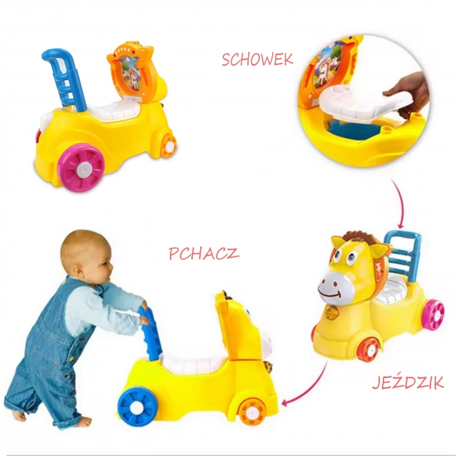 Woopie Baby 3-in-1 Lauflernwagen Eselchen