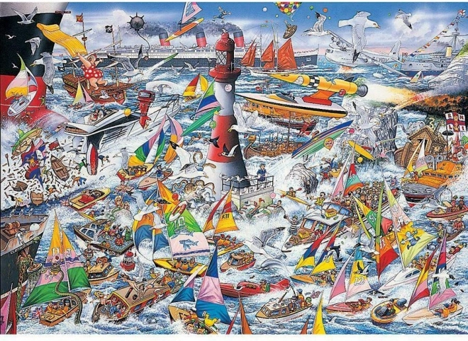 Puzzle Ich liebe Schiffe 1000 Teile von Gibsons