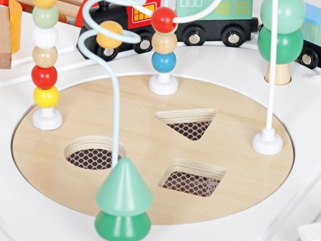 Multifunktionaler Holzspieltisch für Kinder