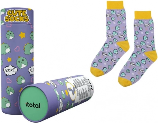 Baumwollsocken mit Dinosauriern