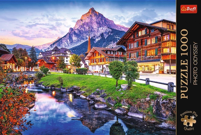 Premium Plus Quality Puzzle 1000 Teile Alpenstadt Schweiz