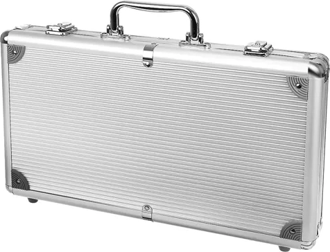 Stabiler Aluminiumkoffer mit sicherer Aufbewahrung