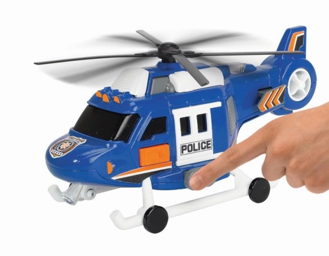 Polizei Hubschrauber mit Licht und Sound 18 cm