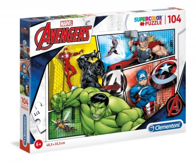 Die Avengers - Puzzle mit 104 Teilen