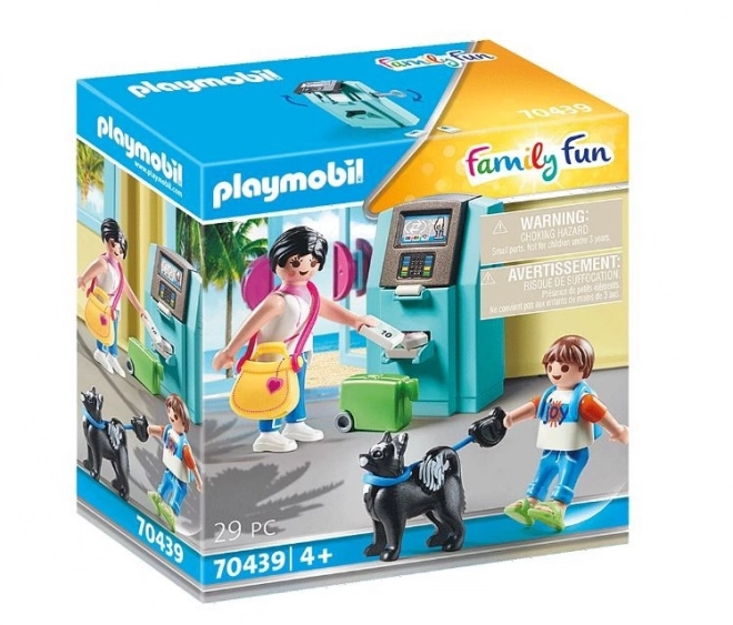 Playmobil Touristen mit Geldautomat