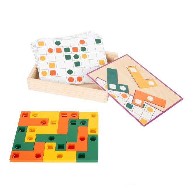 Montessori Spielzeug Geometrische Formenbausteine