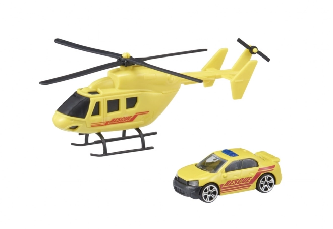 Teamsterz Helikopter und Auto Set