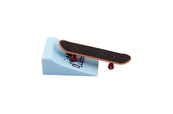 Finger-Skateboard mit Rampe aus Kunststoff