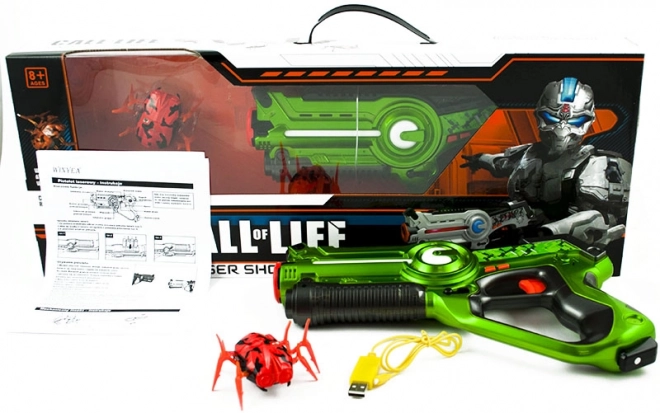 Laser-Infrarot-Pistole + Insekten