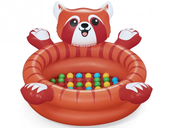 Bestway Roter Panda Bällepool mit Bällen