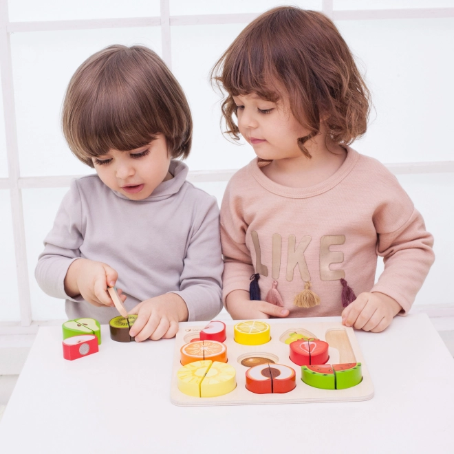 Obst-Schneideset für Kinder von Classic World - Montessori-Set