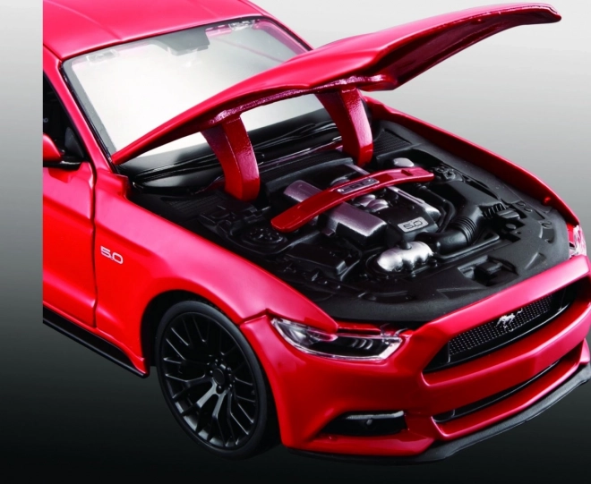 Bausatz Roter Ford Mustang GT 2015 1:24