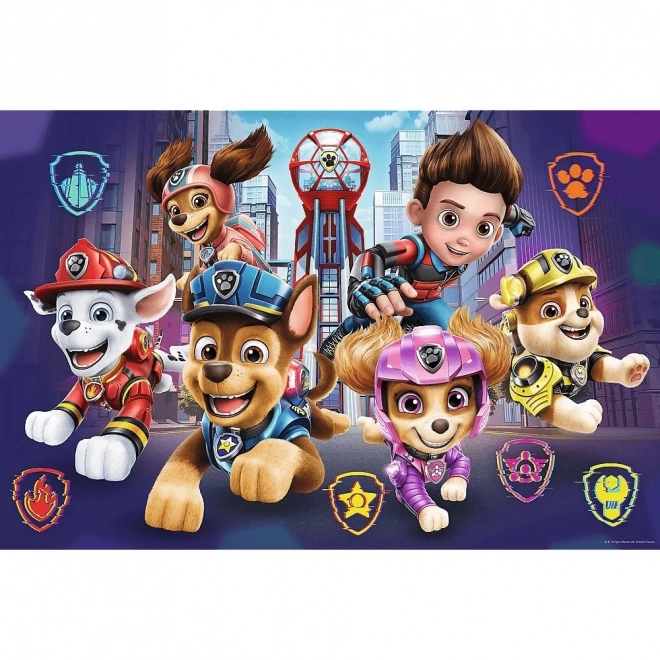 Doppelseitiges Puzzle PAW Patrol: Neue Herausforderung SUPER MAXI 24 Teile