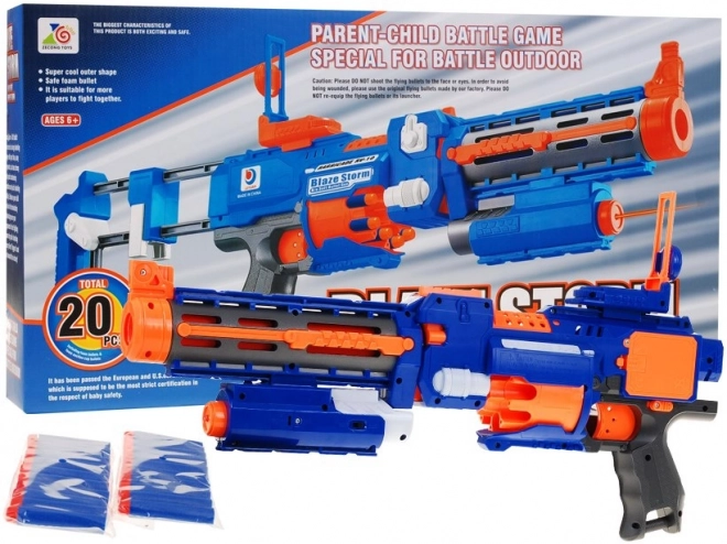 2-in-1 Kinder Blaster mit Zielvorrichtung