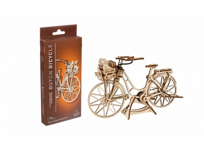 Ugears 3D Holzpuzzle Fahrrad Holland