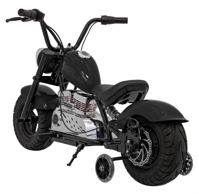 Chopper Warrior Motorrad Schwarz