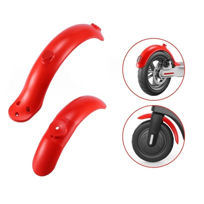 Fender-Set für Xiaomi M365 / PRO Elektroroller - Rot