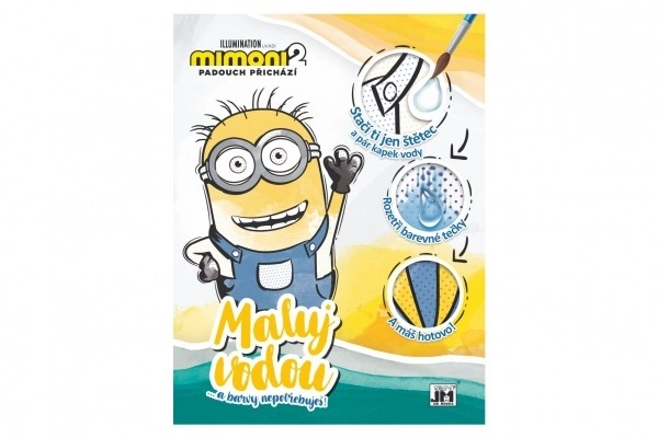 Malbuch Wasserfarben mit Minions 2