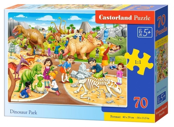 Puzzle Dinosaurierpark 70 Teile