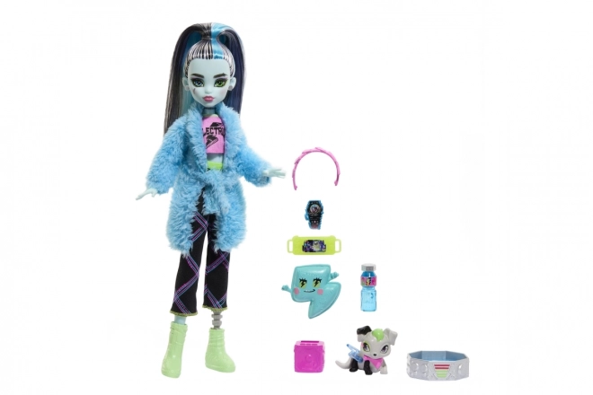 Monster High Pijamaparty-Puppe Frankie Stein