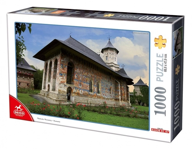 Puzzle Kloster Moldovita Rumänien 1000 Teile