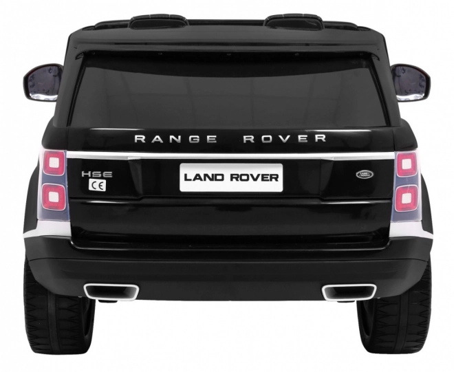 Range Rover HSE 2-sitziges Kinderauto Schwarz + Fernbedienung + 5 Gurte + Audio-Panel + LED-Diode