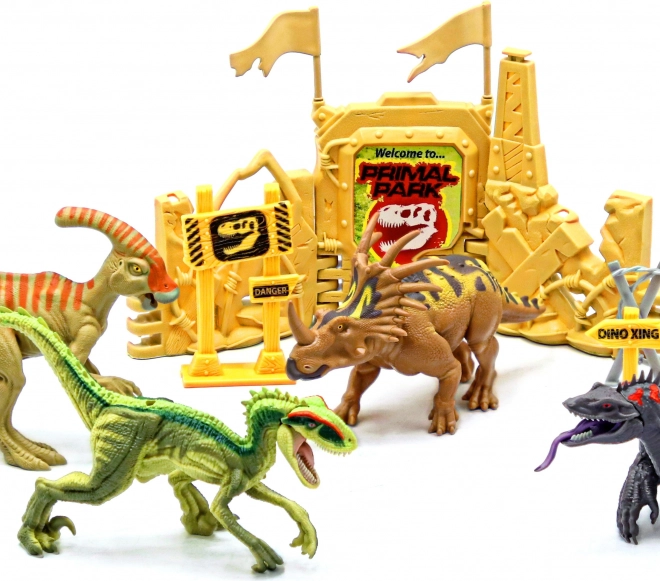 Primal Clash! Kämpfende Dinosaurier-Set 17 cm