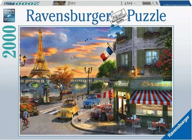 Ravensburger Puzzle Sonnenuntergang in Paris 2000 Teile