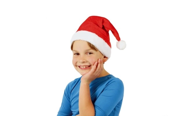 Weihnachtsmütze für Kinder