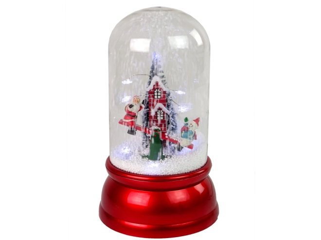 Zauberhafte Winterszene mit Santa